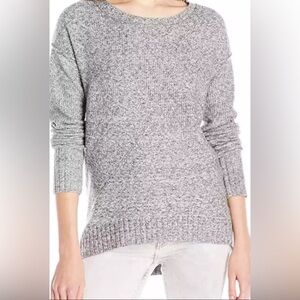 Calvin Klein Jeans women’s geometric knit‎ high low grey sweater size M